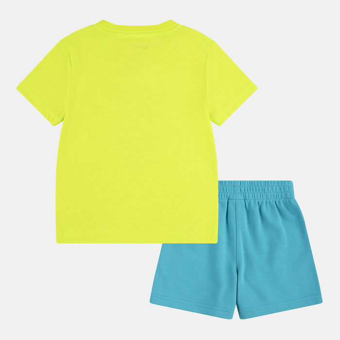 Nike Kids' Rhymthm T-Shirt and Shorts Set Multi-Color Nike Kids' Rhymthm T-Shirt and Shorts Set Multi-Color image number 1