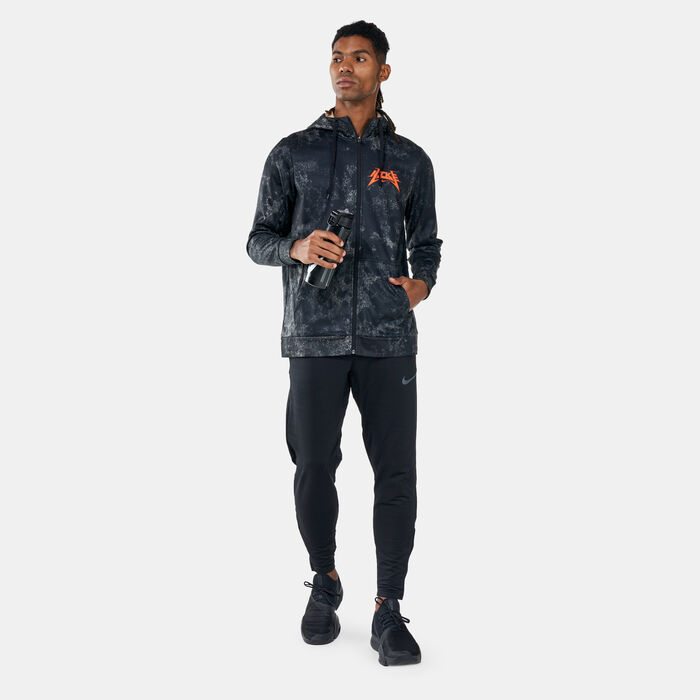 Nike Men's Therma-FIT Fleece Hoodie Green image number 2