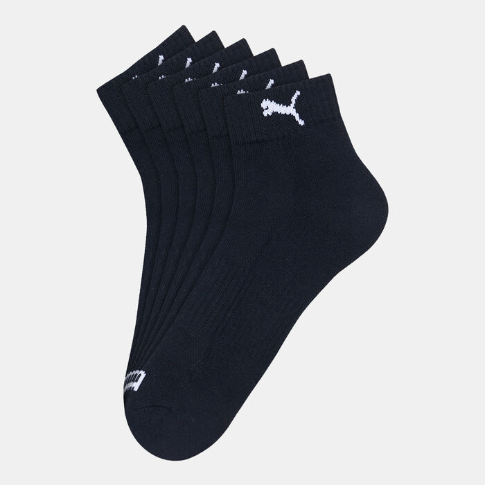 PUMA Cushioned Quarter Socks (3 Pack) Black PUMA Cushioned Quarter Socks (3 Pack) Black image number 0