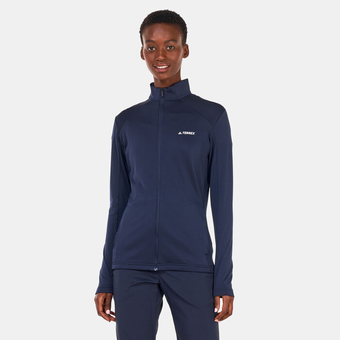 adidas Women's Terrex Multi Full-Zip Jacket Blue adidas Women's Terrex Multi Full-Zip Jacket Blue image number 0