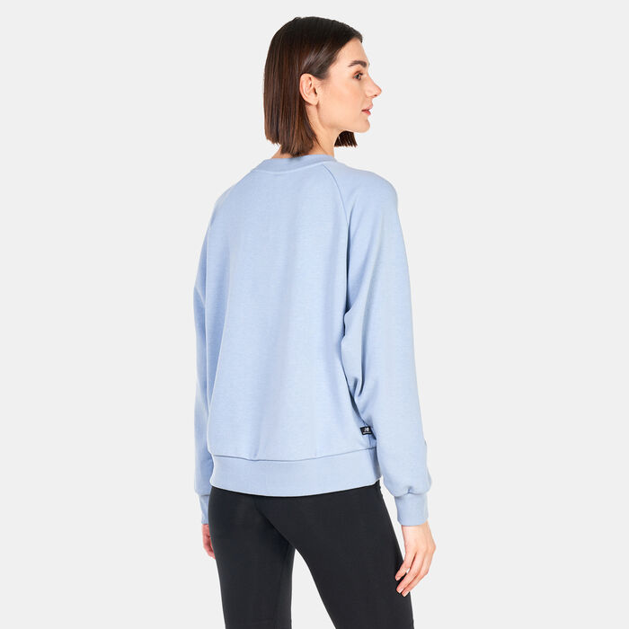 New Balance Women's Essentials Reimagined Archive French Terry Sweatshirt Grey New Balance Women's Essentials Reimagined Archive French Terry Sweatshirt Grey image number 1