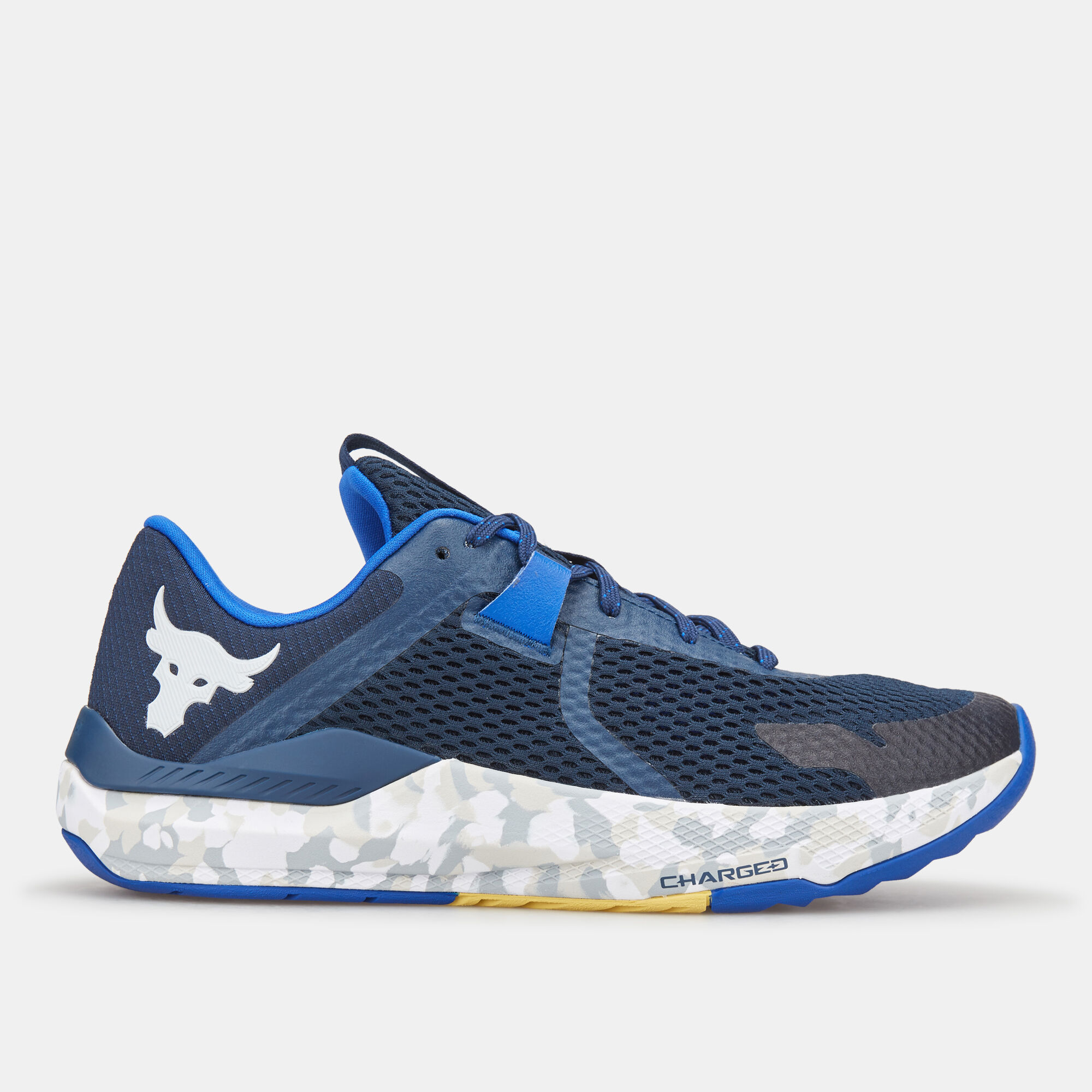 UA Project Rock BSR 2 Marble Shoe Blue Under Armour in KSA SSS