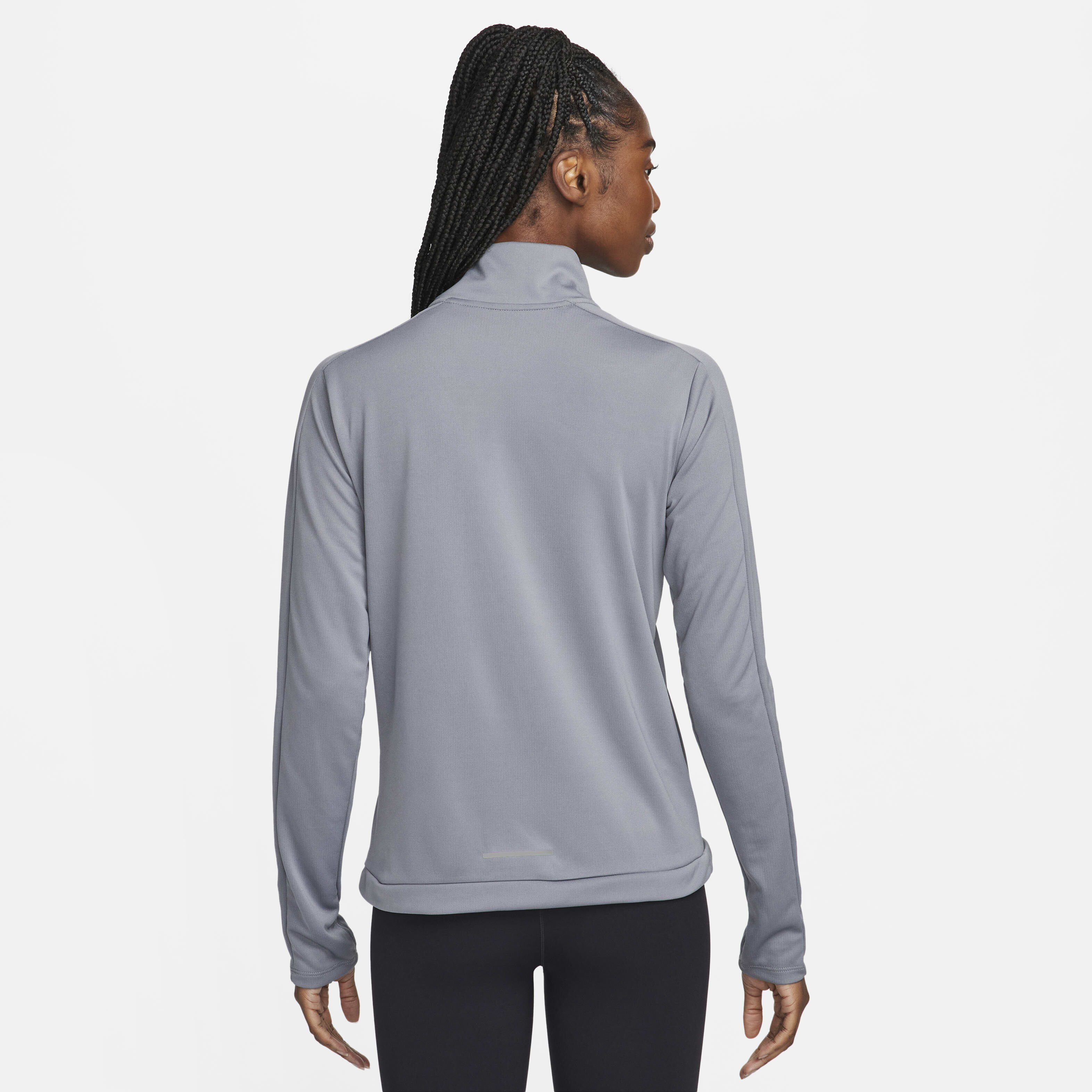 Women s Dri FIT Pacer 1 4 Zip Sweatshirt Grey Nike in KSA SSS