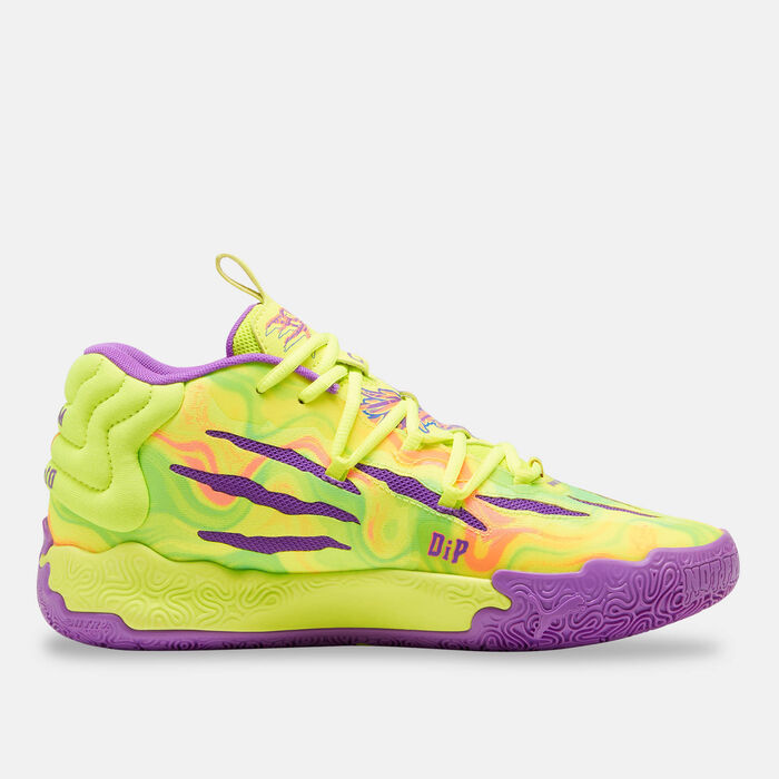 PUMA Men's MB.03 Basketball Shoes yellow PUMA Men's MB.03 Basketball Shoes yellow image number 2