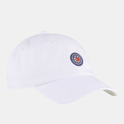 PUMA Wardrobe Essentials Graphic Dad Cap White PUMA Wardrobe Essentials Graphic Dad Cap White
