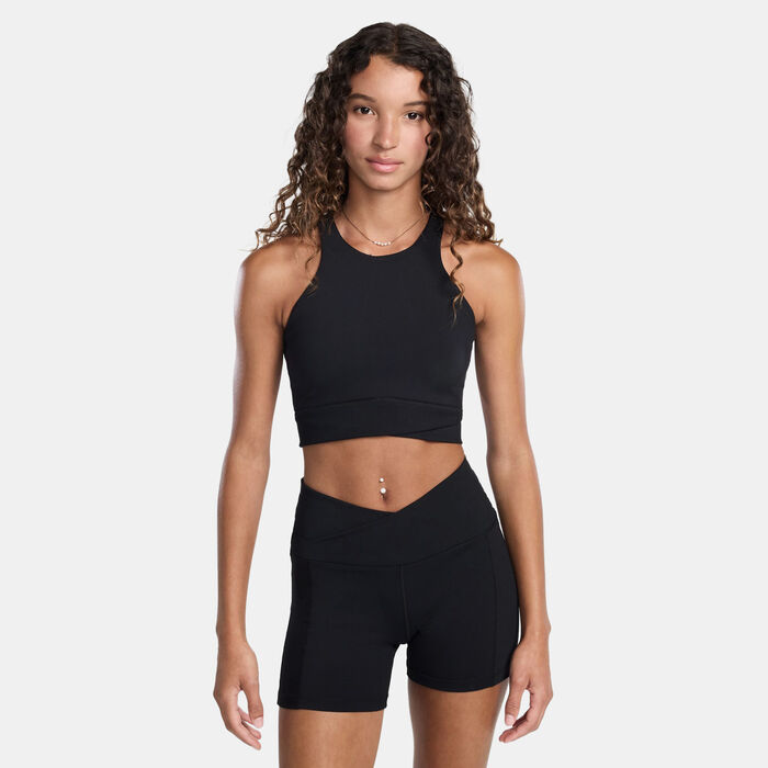 Nike Women's One Twist Light-Support High-Neck Sports Bra Black image number 0