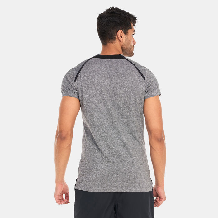 SQUATWOLF Men's V-Neck Muscle T-Shirt Grey SQUATWOLF Men's V-Neck Muscle T-Shirt Grey image number 1