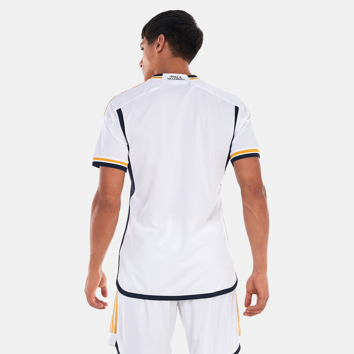 adidas Men's Real Madrid Home Jersey - 2023/24 White adidas Men's Real Madrid Home Jersey - 2023/24 White image number 1