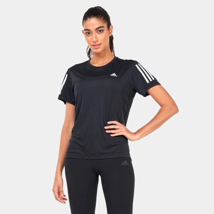 adidas Women's Own the Run T-Shirt Black adidas Women's Own the Run T-Shirt Black image number 0