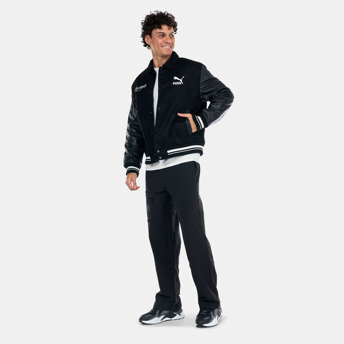 PUMA Men's x PLEASURES Cargo Pants Black PUMA Men's x PLEASURES Cargo Pants Black image number 2