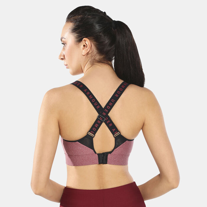Women's Infinity High Heather Sports Bra Women's Infinity High Heather Sports Bra image number 1