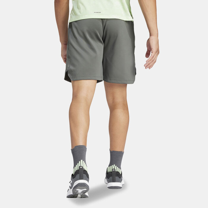 adidas Men's Logo Training Shorts Brown adidas Men's Logo Training Shorts Brown image number 1