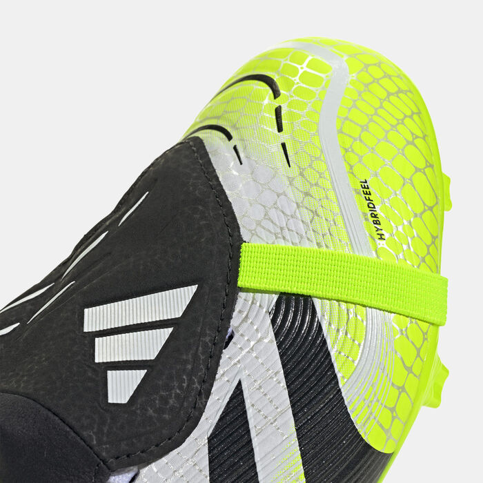 adidas Kids' Predator League Fold-Over Tongue Firm/Multi-Ground Football Shoes White image number 4