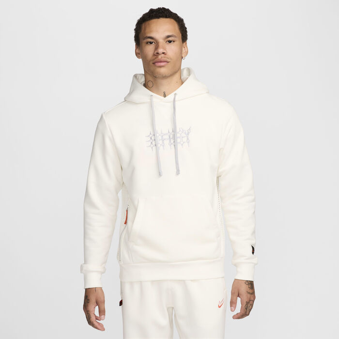 Nike Men's Kevin Durant Dri-FIT Standard Issue Basketball Hoodie White image number 0
