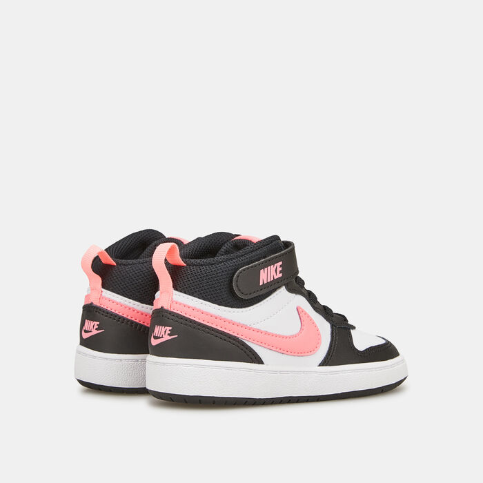 Nike Kids' Court Borough Mid 2 Shoe (Baby and Toddler) White Nike Kids' Court Borough Mid 2 Shoe (Baby and Toddler) White image number 2