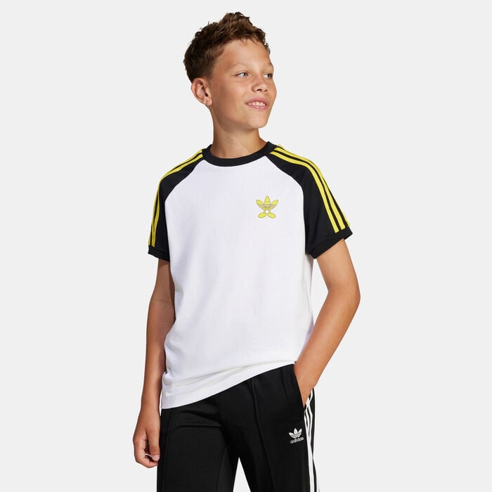adidas Originals Kids' x Smiley World T-Shirt White adidas Originals Kids' x Smiley World T-Shirt White image number 0