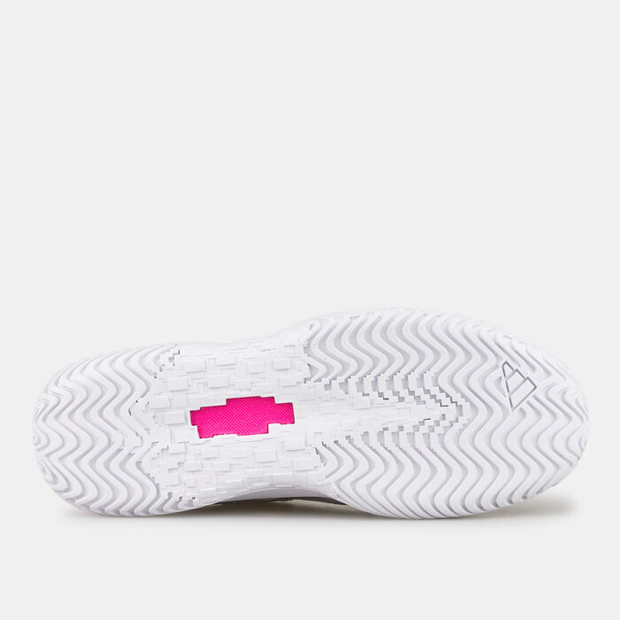 adidas Women's Solematch Control Tennis Shoe Grey image number 3