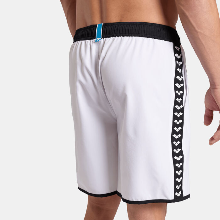 Arena Men's Team Stripe Bermuda Swimming Shorts Black Arena Men's Team Stripe Bermuda Swimming Shorts Black image number 4