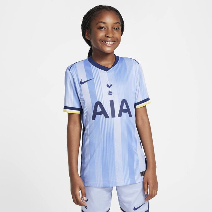 Nike Kids' Tottenham Hotspur 2024/25 Stadium Away Dri-FIT Football Replica Shirt Blue Nike Kids' Tottenham Hotspur 2024/25 Stadium Away Dri-FIT Football Replica Shirt Blue image number 0