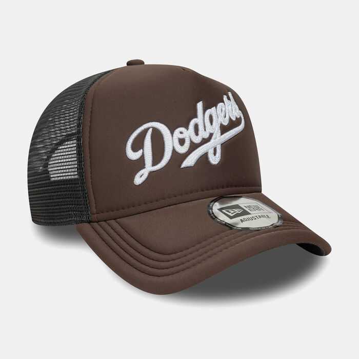 New Era Men's MLB Los Angeles Dodgers Trucker Cap Grey New Era Men's MLB Los Angeles Dodgers Trucker Cap Grey image number 2