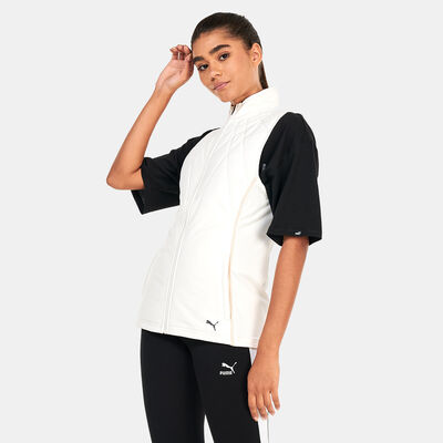 PUMA Women's CLOUDSPUN WRMLBL Running Vest Beige