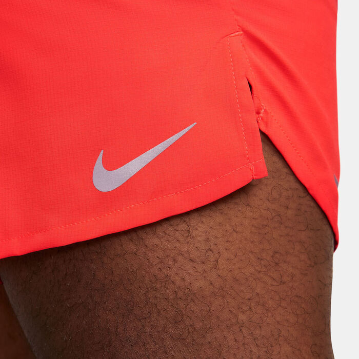 Nike Men's Stride Dri-FIT Running Shorts Red Nike Men's Stride Dri-FIT Running Shorts Red image number 8