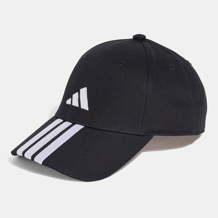 adidas Men's 3-Stripes Baseball Cap Black adidas Men's 3-Stripes Baseball Cap Black image number 0