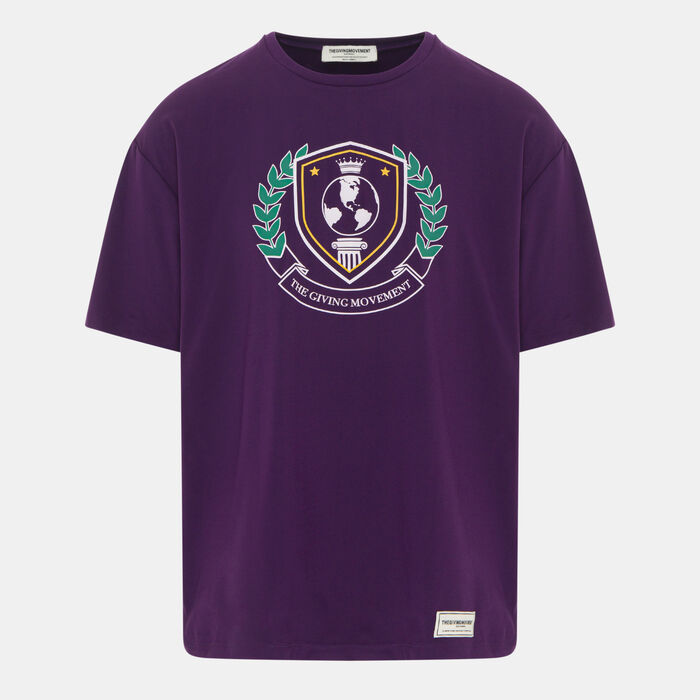 The Giving Movement Men's Crest T-Shirt Red The Giving Movement Men's Crest T-Shirt Red image number 0