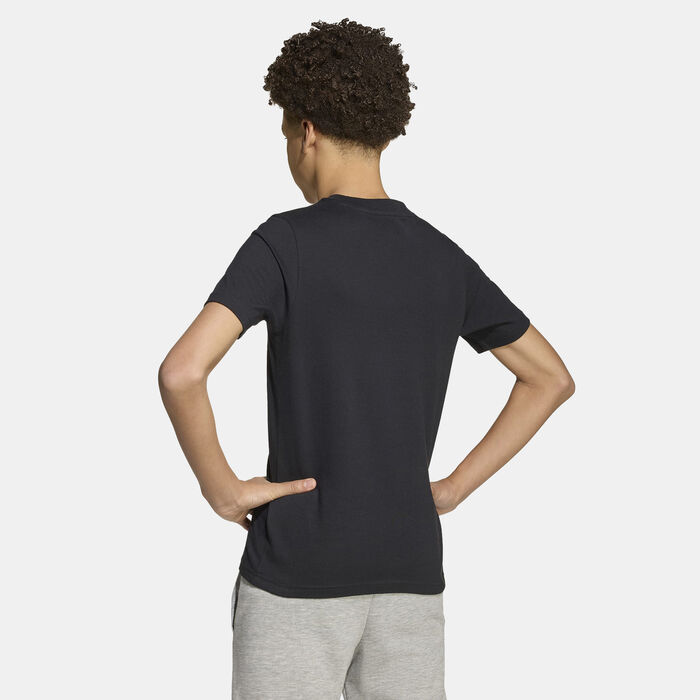 adidas Kids' Graffiti Graphic T-Shirt Black adidas Kids' Graffiti Graphic T-Shirt Black image number 1