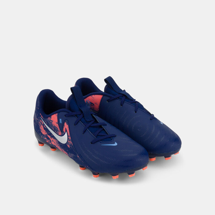 Nike Kids' Phantom GX 2 Academy Football Shoes Blue Nike Kids' Phantom GX 2 Academy Football Shoes Blue image number 1
