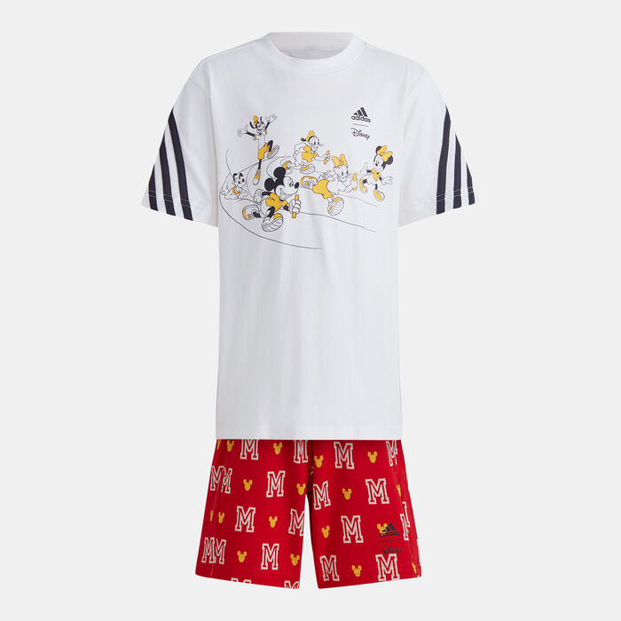 adidas Kids' x Disney Mickey Mouse Set White adidas Kids' x Disney Mickey Mouse Set White image number 0