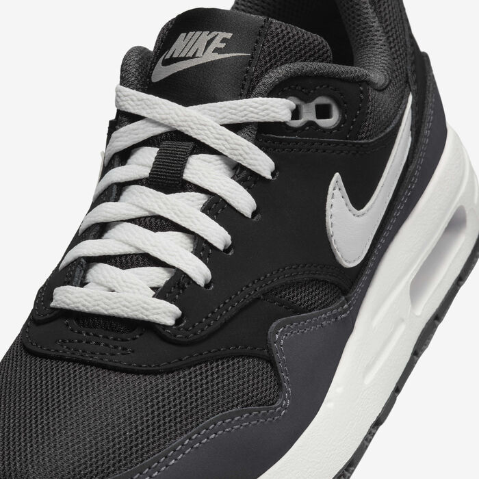 Nike Kids' Air Max 1 Shoes (Older Kids) Black image number 6