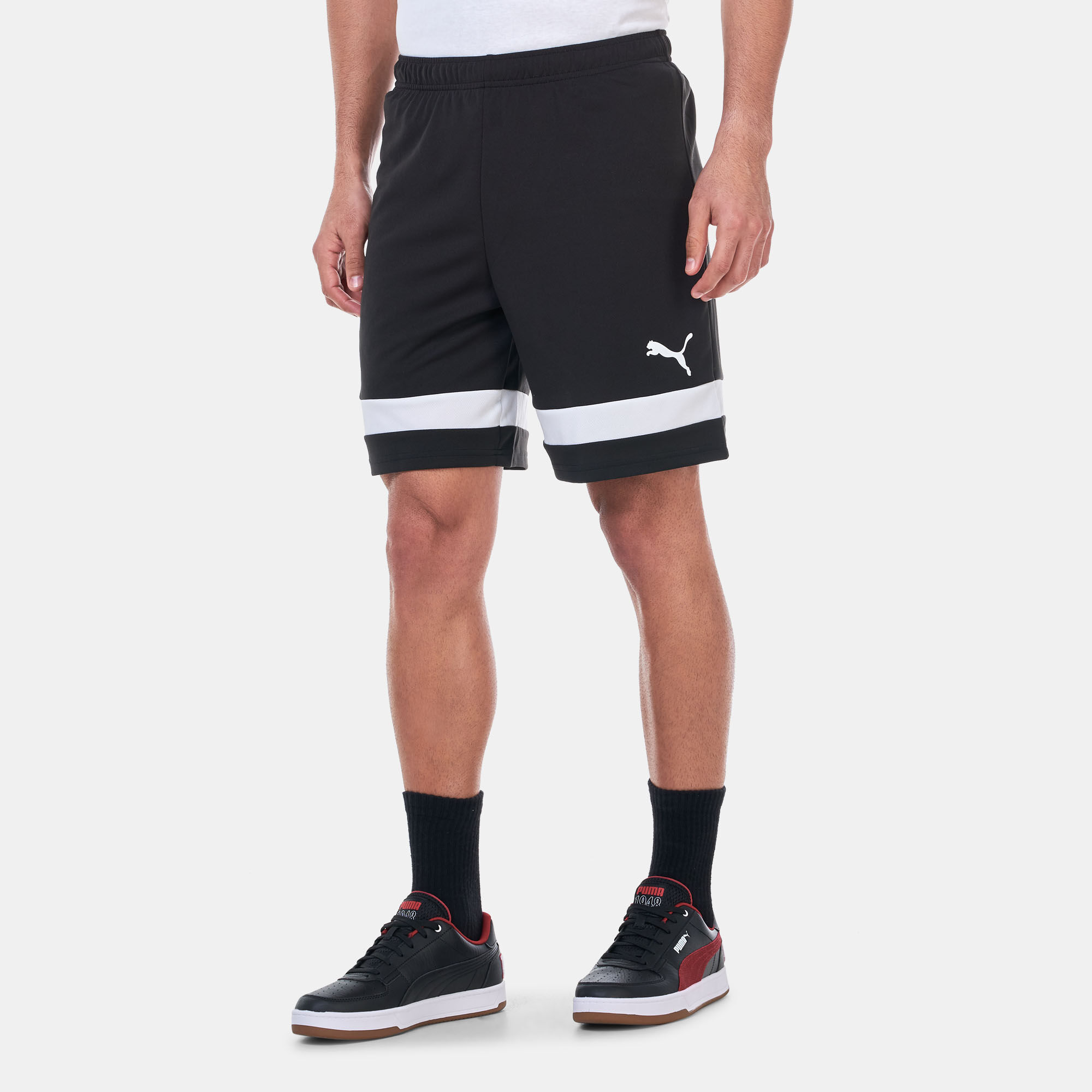Puma black football shorts top