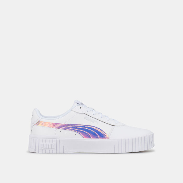PUMA Kids' Carina 2.0 Holo Jr Shoe White PUMA Kids' Carina 2.0 Holo Jr Shoe White image number 0