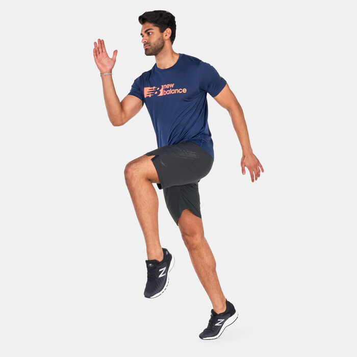 New Balance Men's Tenacity Graphic T-Shirt Blue New Balance Men's Tenacity Graphic T-Shirt Blue image number 2