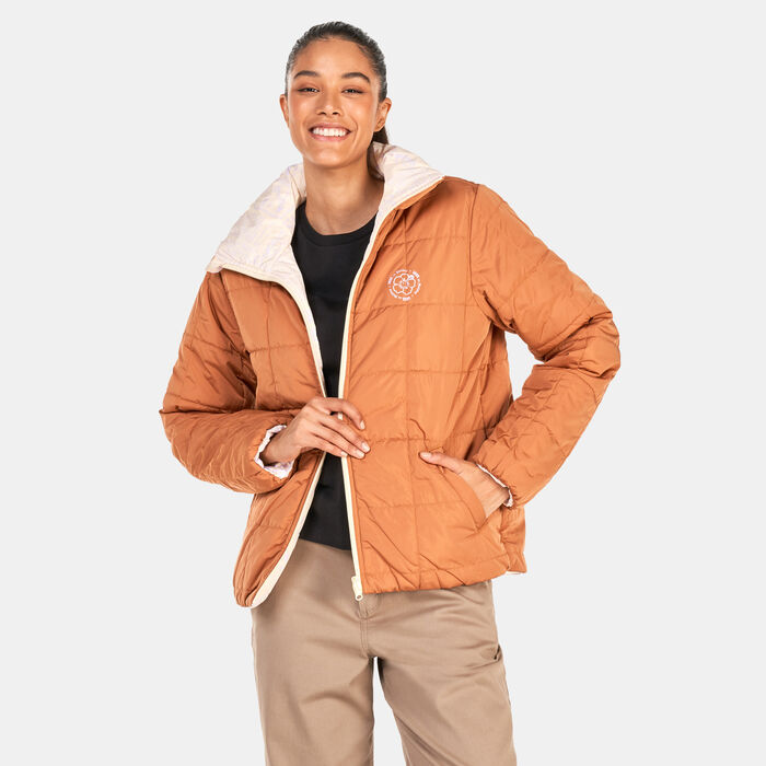 Vans Women's x EM on Holiday Reversible Foundry Jacket Multi-Color Vans Women's x EM on Holiday Reversible Foundry Jacket Multi-Color image number 3