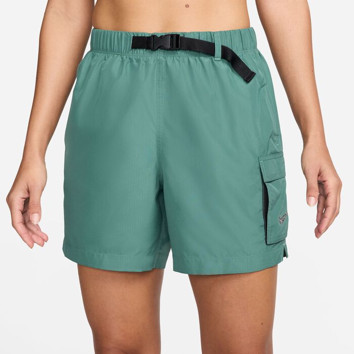Nike Swim Women's Swim Voyage Cover-Up Shorts Green Nike Swim Women's Swim Voyage Cover-Up Shorts Green image number 6