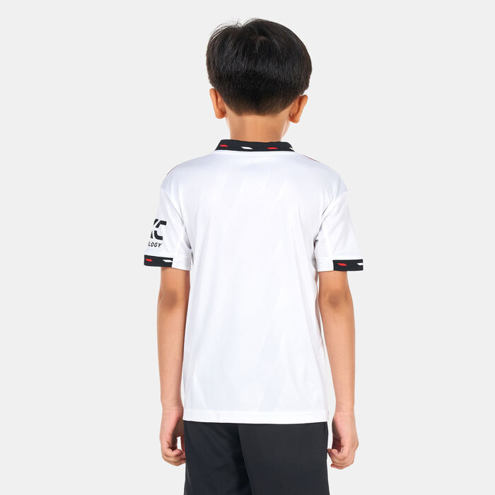 adidas Kids' Manchester United Away Jersey - 2022/23 White adidas Kids' Manchester United Away Jersey - 2022/23 White image number 1