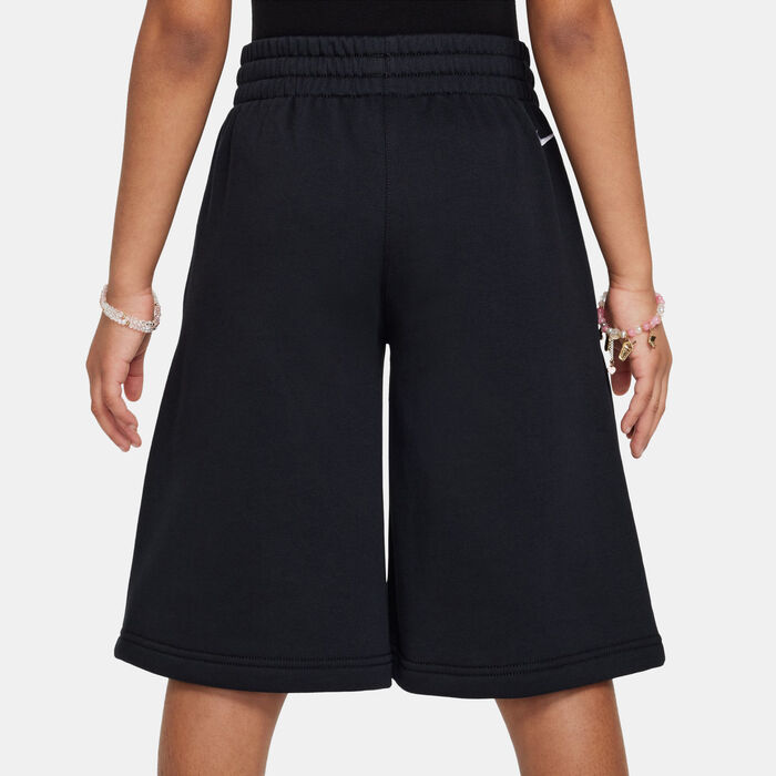 Nike Kids' Sportswear French Terry Shorts Black Nike Kids' Sportswear French Terry Shorts Black image number 1