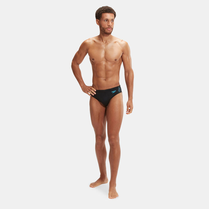 Speedo Men's Hyper Boom Splice Swimming Briefs Black Speedo Men's Hyper Boom Splice Swimming Briefs Black image number 2