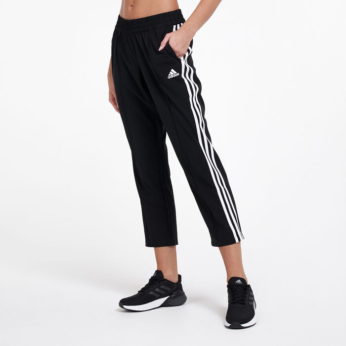 Adidas Essentials Woven 3-Stripes 7/8 Pants Women Pants