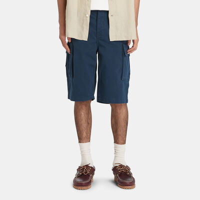 Timberland Men's Twill Cargo Shorts Blue