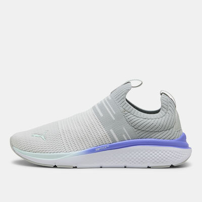PUMA Women's SOFTRIDE Pro Echo Running Slip-On Shoes Grey PUMA Women's SOFTRIDE Pro Echo Running Slip-On Shoes Grey