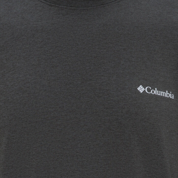 Columbia Men's Tech Trail™ Long Sleeve Crew II T-Shirt Black image number 2