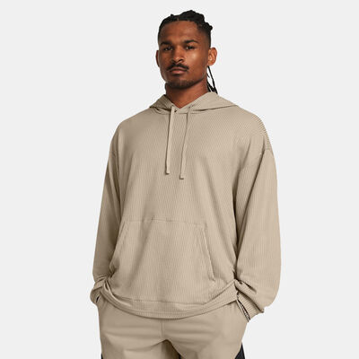 Under Armour Men's Rival Waffle Hoodie Brown