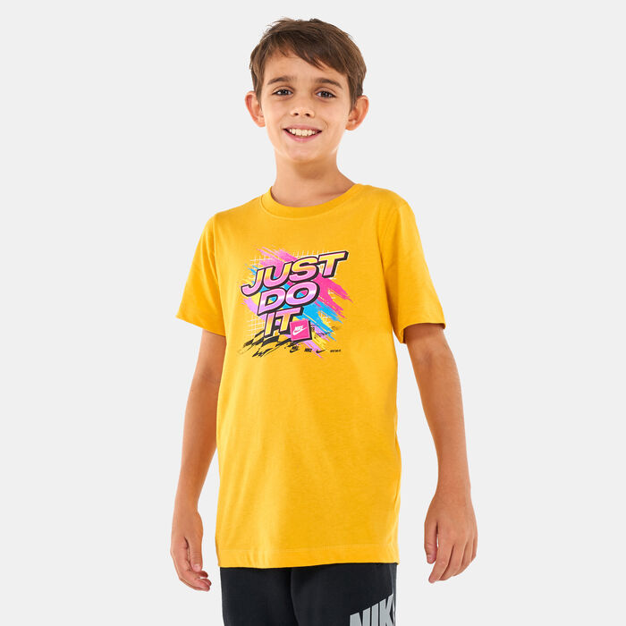 Nike Kids' Sportswear T-Shirt yellow Nike Kids' Sportswear T-Shirt yellow image number 0