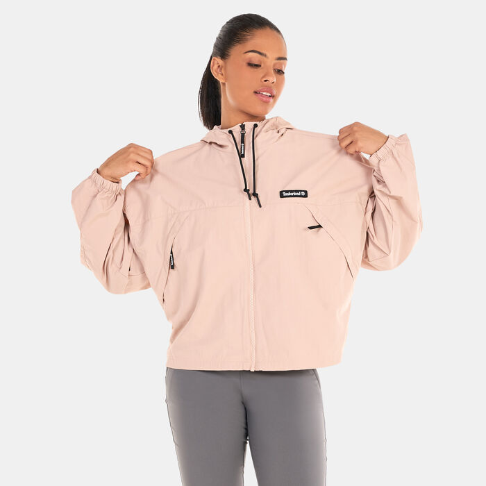 Timberland Women's Progressive Utility Windbreaker Jacket Pink Timberland Women's Progressive Utility Windbreaker Jacket Pink image number 0