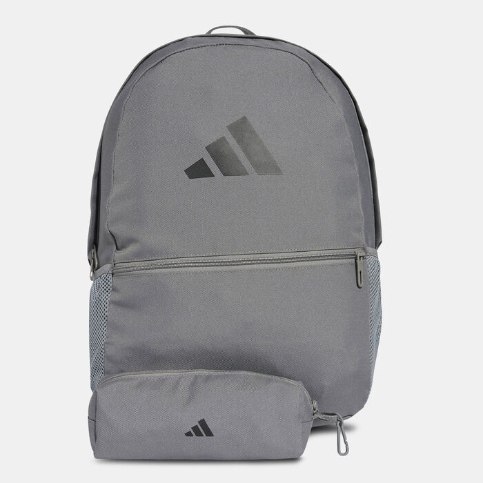 adidas Backpack With Pencil Case Grey image number 0