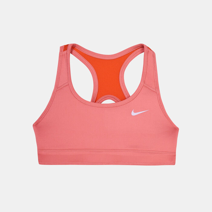 Nike Kids' Dri-FIT Swoosh Reversible Sports Bra (Older Kids) Purple image number 0
