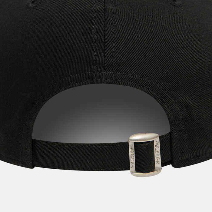 New Era Men's NBA Chicago Bulls Metallic Pin 9FORTY Cap Black image number 1